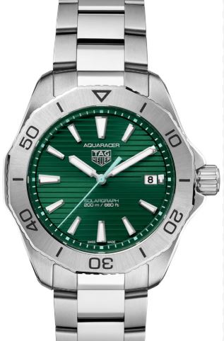 TAG HEUER AQUARACER 40MM GREEN DIAL BRACELET