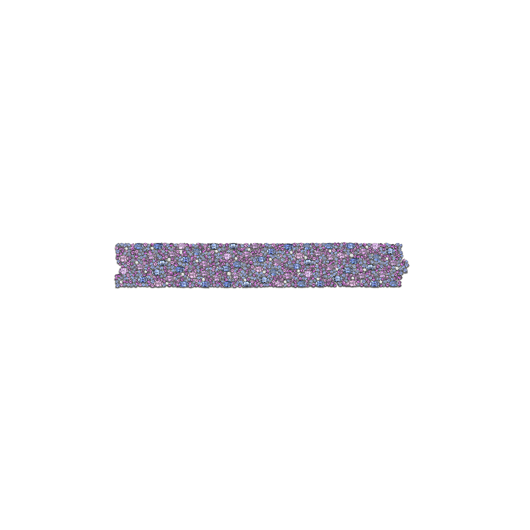 Robert Procop 18K White Gold American Glamour Sapphire and Diamond Bracelet - 55111