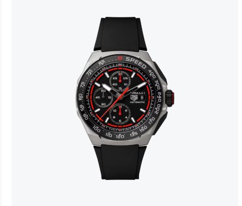 TAG HEUER FORMULA 1 CHRONOGRAPH 44MM TITANIUM RED STRAP