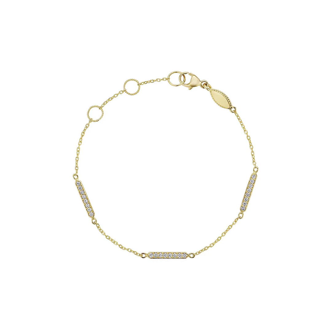 Penny Preville 18K Yellow Gold Diamond Bracelet