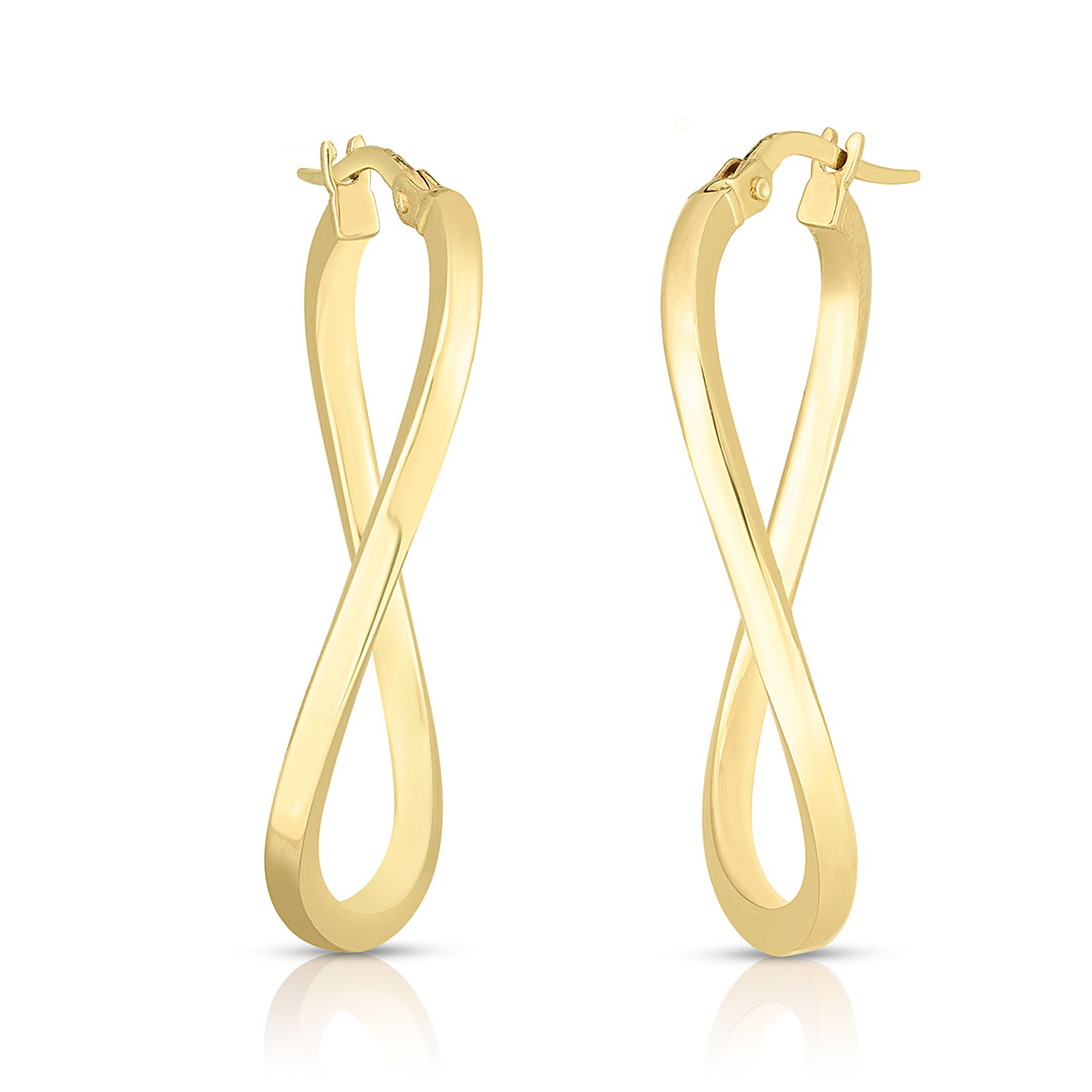 Roberto Coin 18K Yellow Gold Perfect Gold Hoop Earrings