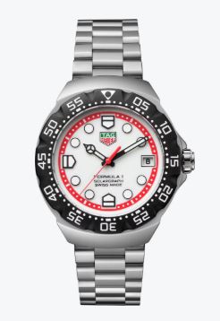 TAG HEUER FORMULA 1 38MM WHITE DIAL BRACELET