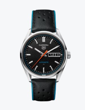 TAG HEUER CARRERA 41MM BLACK DIAL WATCH
