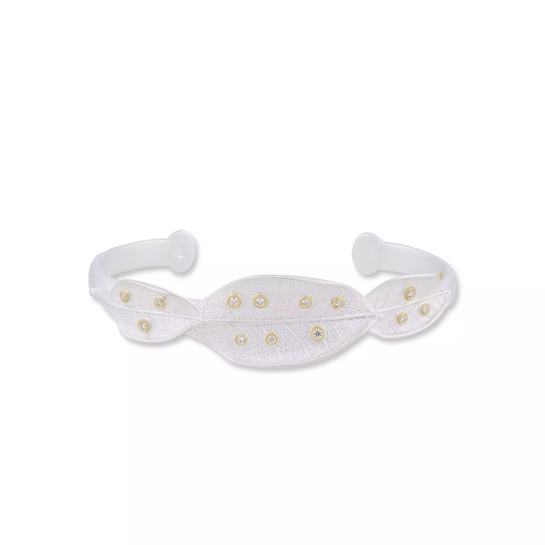 Lika Behar Sterling Silver and 24K Yellow Gold Savor Silver 