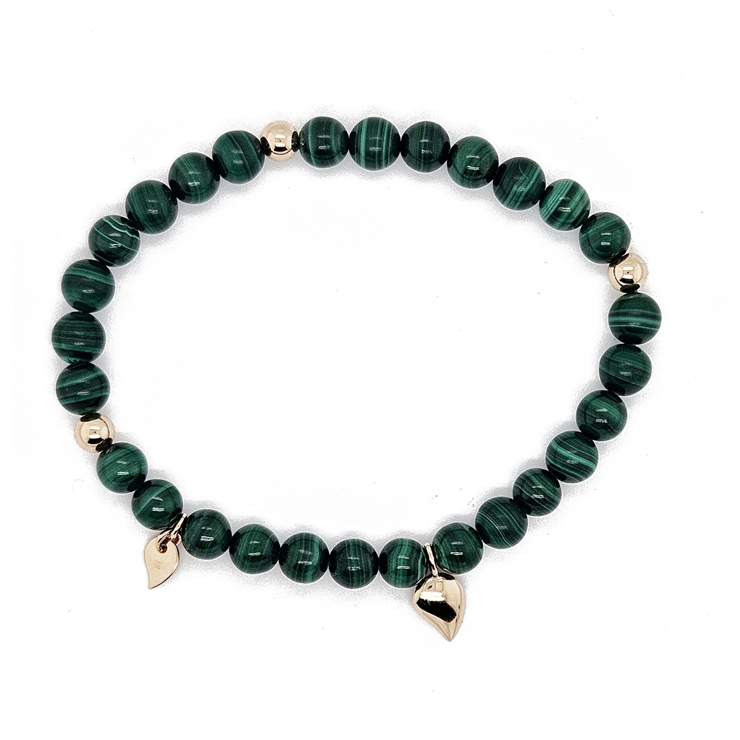 Tamara Comolli 18K Rose Gold India Malachite Bracelet