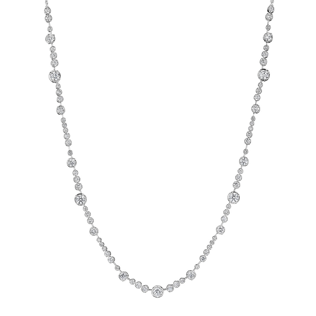 Penny Preville 18K White Gold Diamond Twilight Necklace - N70085W