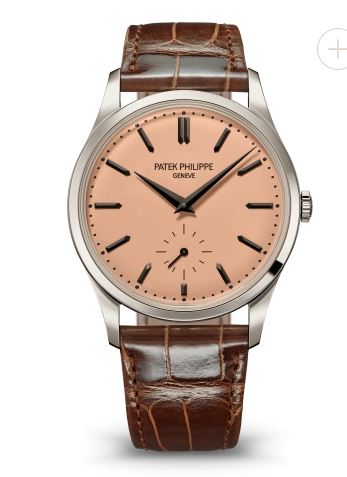 PT PATEK PHILIPPE CALATRAVA ROSE-GILT MECHANICAL WIND - 6196P-001