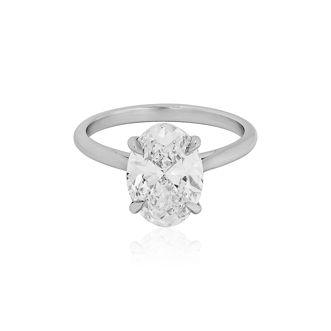 Platinum Solitaire Diamond Ring - 4003291 & MTG