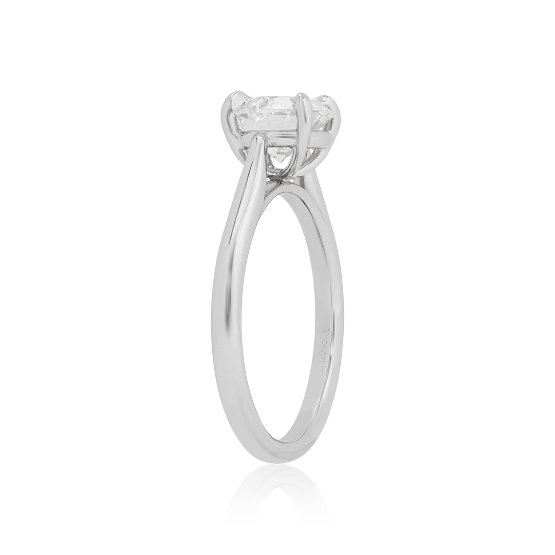 Platinum Solitaire Diamond Ring