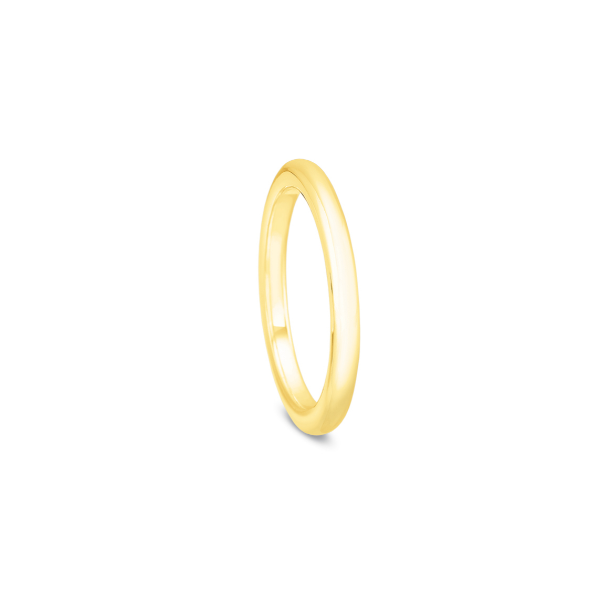 Precision Set 18K Yellow Gold Band