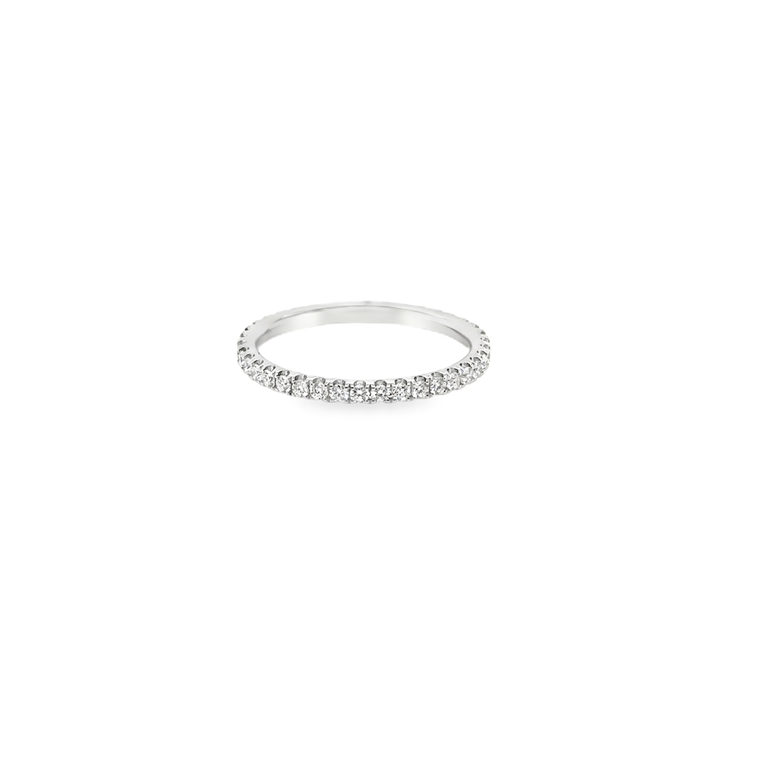 18K White Gold Diamond Eternity Band