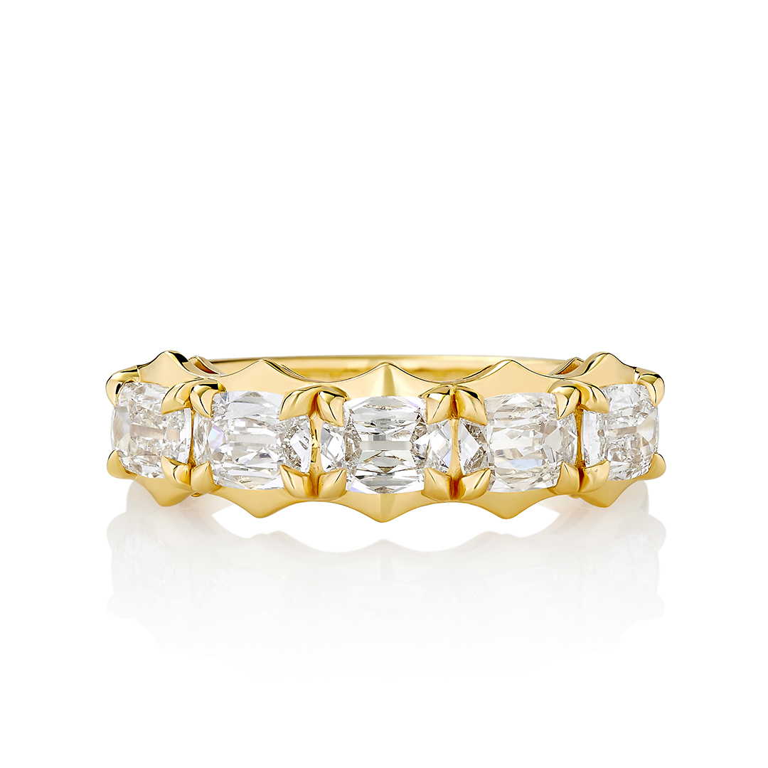Henri Daussi 18K Yellow Gold Diamond Band - YACB11H5