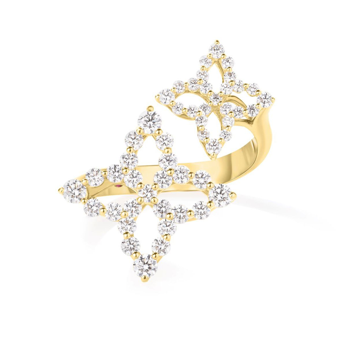 Roberto Coin 18K Yellow Gold Venetian Princess Diamond Ring