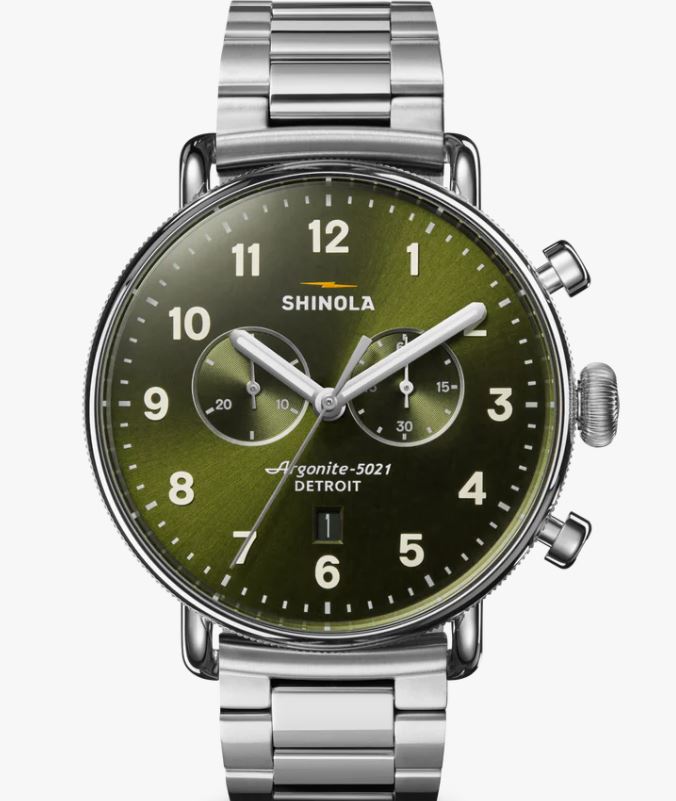 Canfield Chronograph 43mm, SS bracelet
