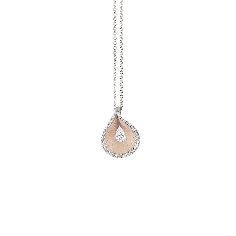 Annamaria Cammilli 18K Natural Beige Gold Premiere Diamond Necklace - GPE1970N