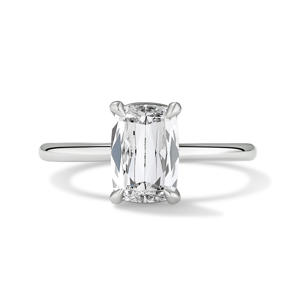 Henri Daussi 18K White Gold Diamond Ring