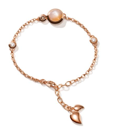 18R T.COMOLLI BOUTON 0.20TW G SI 0.10 CHAMP MOONSTONE BRACELET - B-BOU-C-CAM-SM-RG