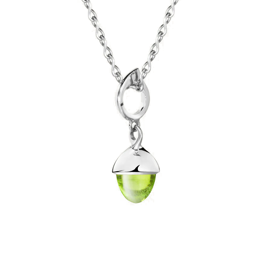 Tamara Comolli 18K White Gold Mikado Peridot Pendant