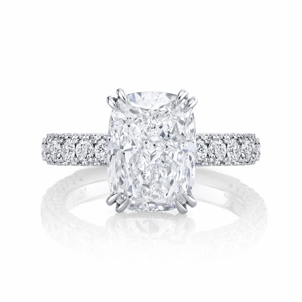 Platinum Diamond Ring - SMPBAND-12-1/PT13868