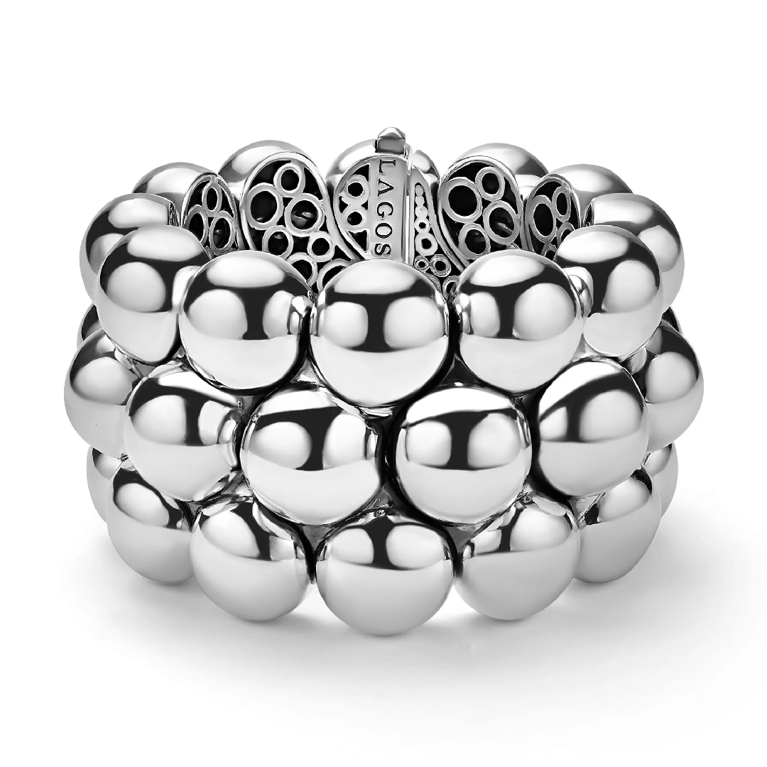 LAGOS Sterling Silver Caviar Bubbly Bubble Bracelet