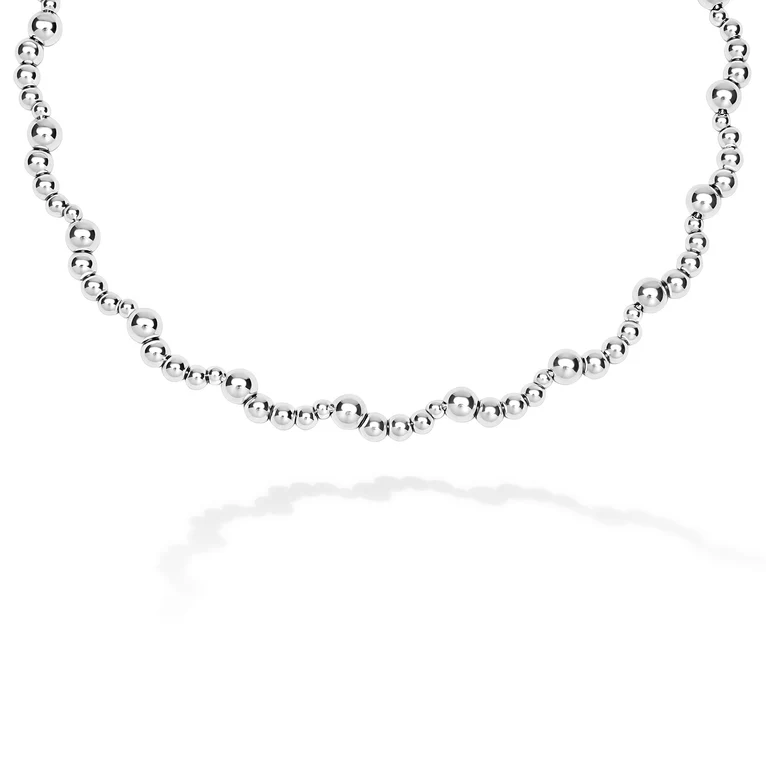 LAGOS Sterling Silver Caviar Bubbly Beaded Necklace