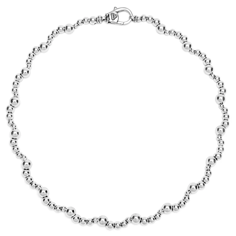 LAGOS Sterling Silver Caviar Bubbly Beaded Necklace