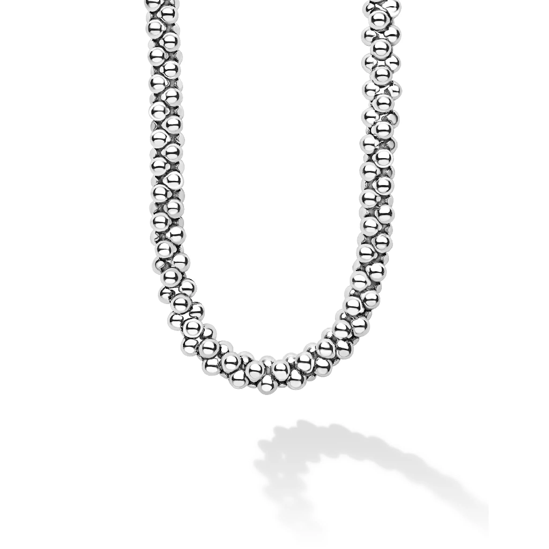 LAGOS Sterling Silver Caviar Bubbly Beaded Necklace
