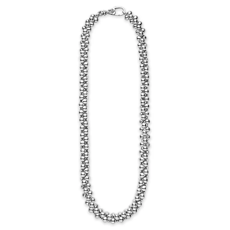 LAGOS Sterling Silver Caviar Bubbly Beaded Necklace