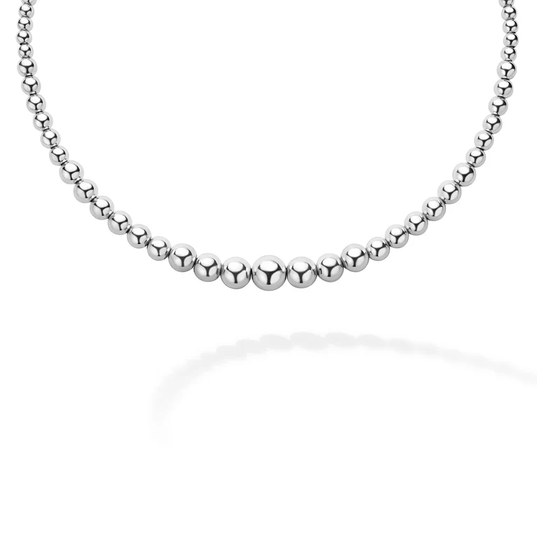LAGOS Sterling Silver Caviar Bubbly Bead Necklace