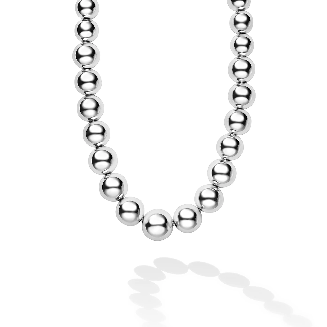 LAGOS Sterling Silver Caviar Bubbly Bead Necklace