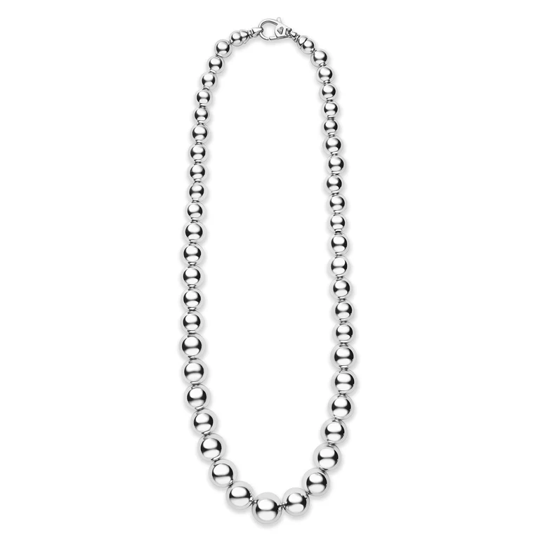 LAGOS Sterling Silver Caviar Bubbly Bead Necklace