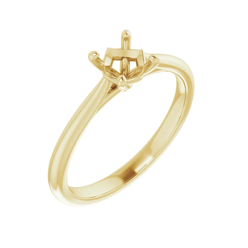 18K Yellow Gold Solitaire Mounting