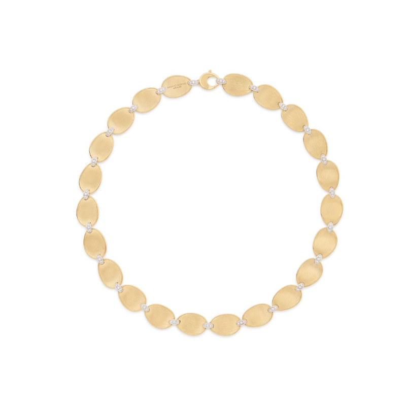 Marco Bicego 18K Yellow and White Gold Lunaria Diamond Necklace - CB2893_B_YW_Q6