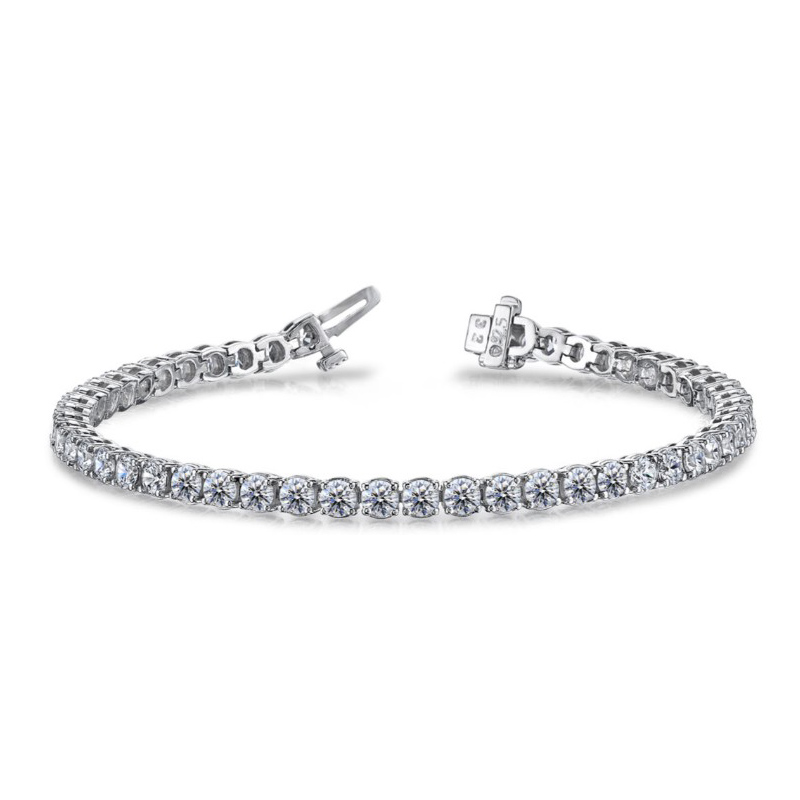 14K White Gold Diamond Tennis Bracelet