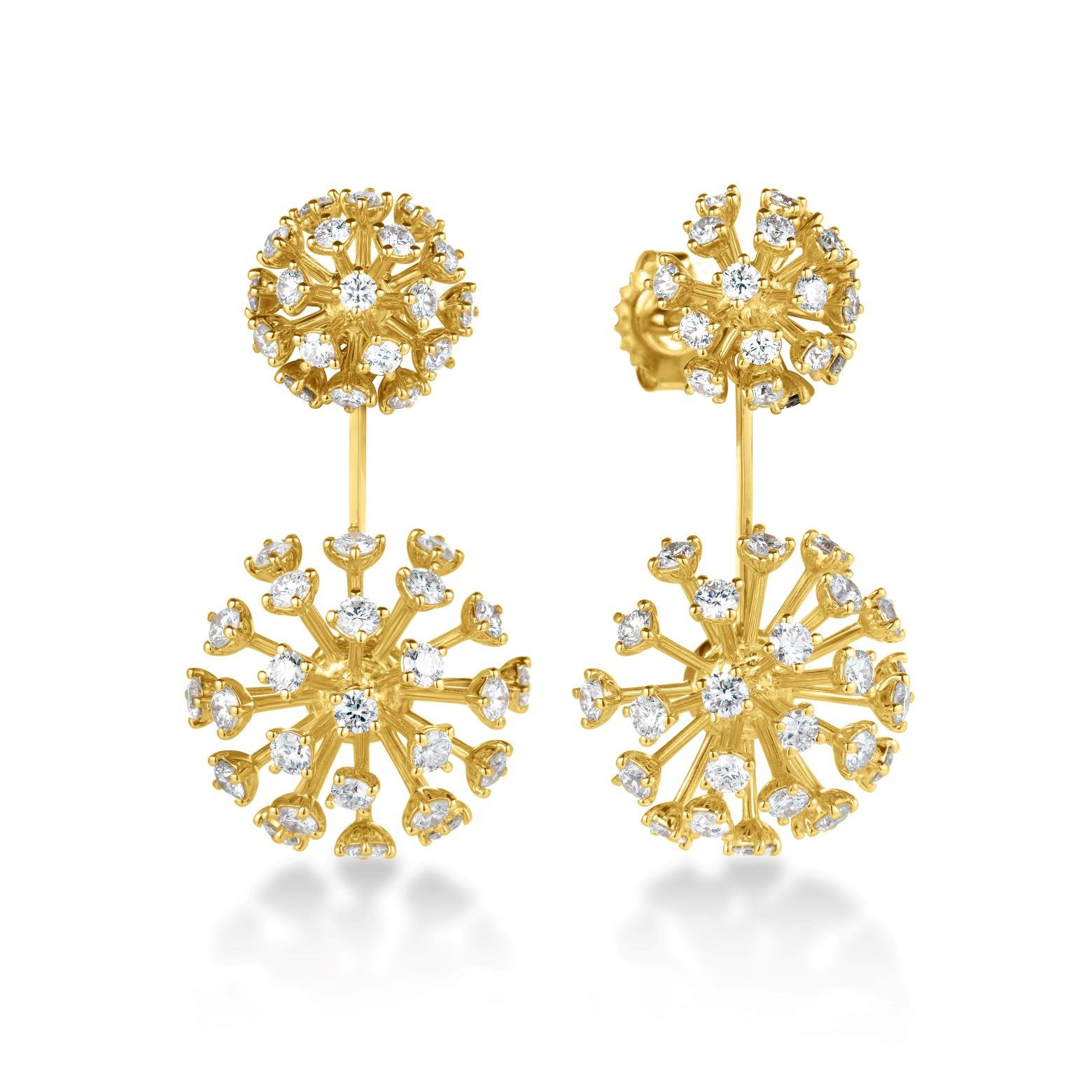 18Y 2.95TW GH SI DANDELION DANGLE EARRINGS