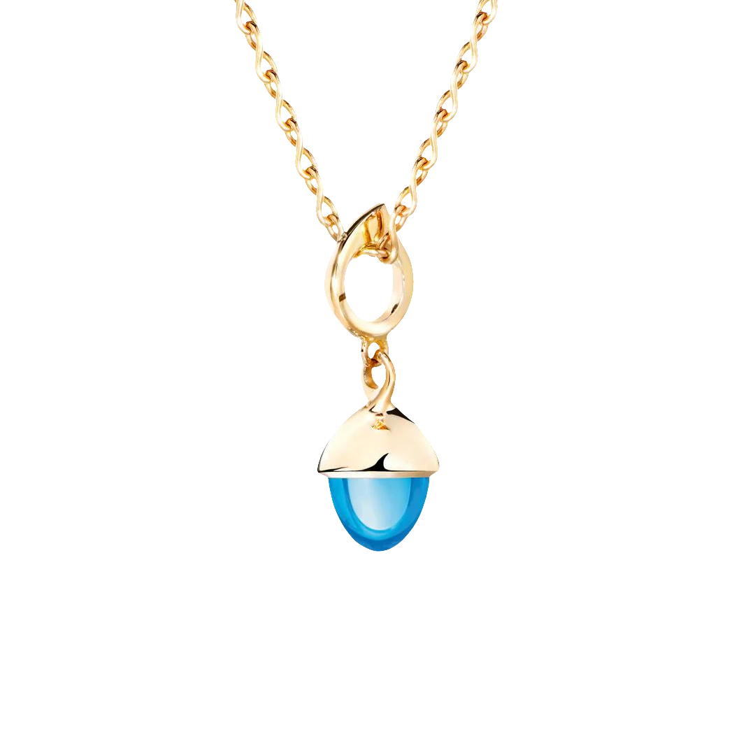 Tamara Comolli 18K Yellow Gold Mikado Swiss Topaz Flamenco Pendant