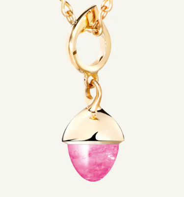 18Y T.COMOLLI 8MM ROSE TOURMALINE ACRON MIKADO FLAMENCO