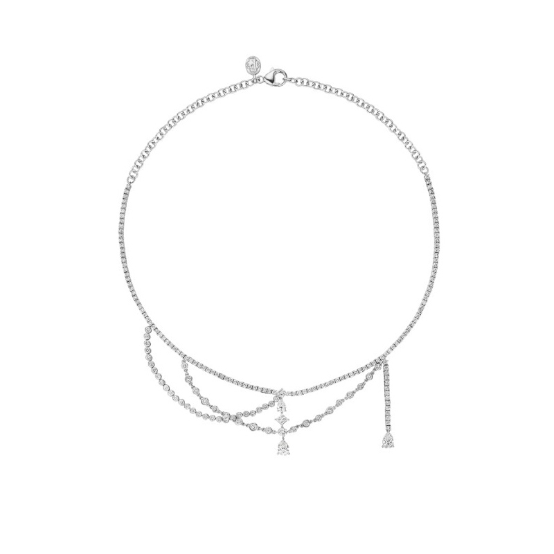 Penny Preville 18K White Gold Diamond Choker - N70145W