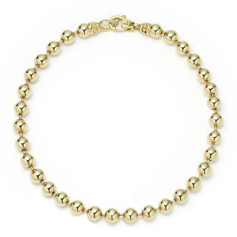 18K Gold Ball Chain Bracelet - 4490