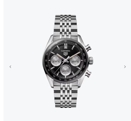 TAG HEUER CARRERA CHRONOGRAPH 39MM BLACK  WATCH