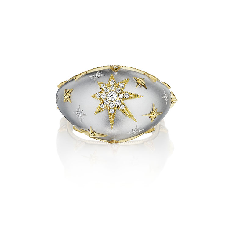 Penny Preville 18K White Gold Diamond Ring