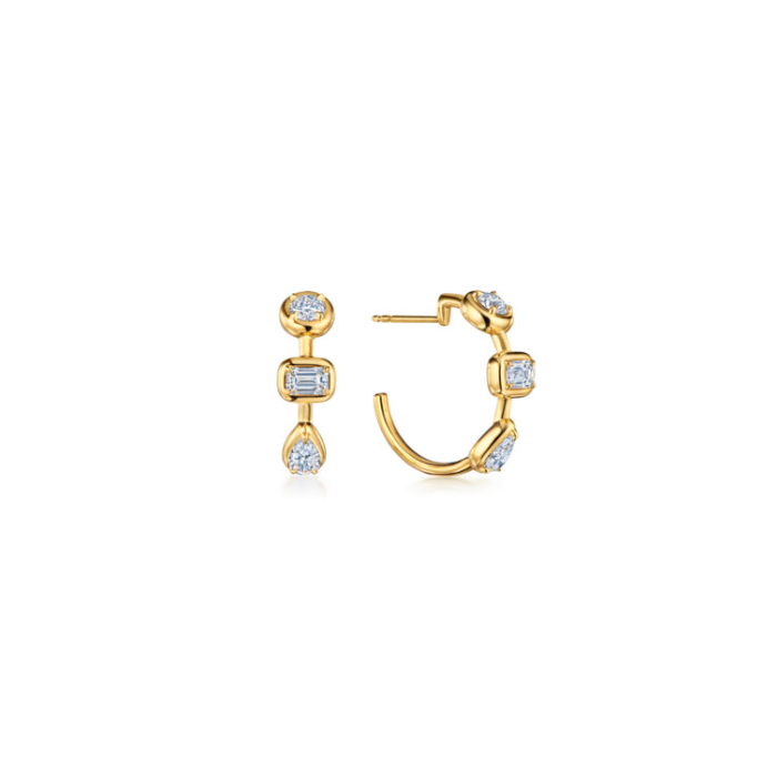 Kwiat 18K Yellow Gold Starry Night Diamond Earrings