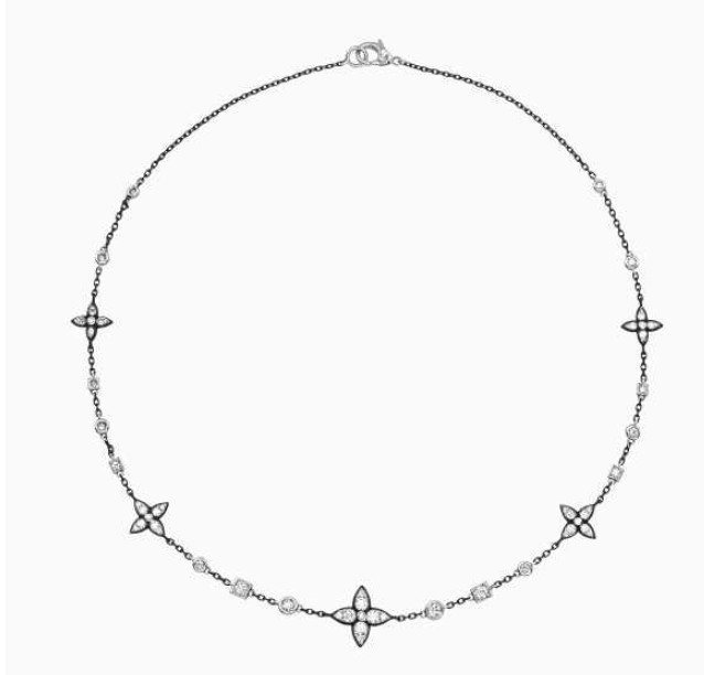 Mariani 18K White Gold And Black Rhodium Diamond Necklace - 03735CO