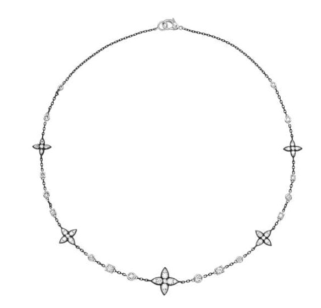 Mariani 18K White Gold And Black Rhodium Diamond Necklace - 03735CO