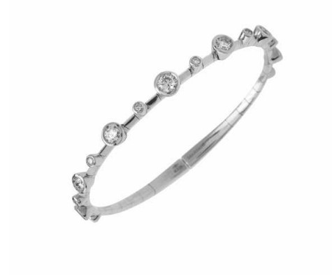 Mariani 18K White Gold Diamond Bracelet - 01090BR
