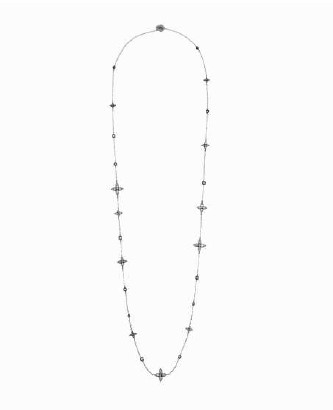 Mariani 18K White Gold And Black Rhodium Diamond Necklace - 03853CO
