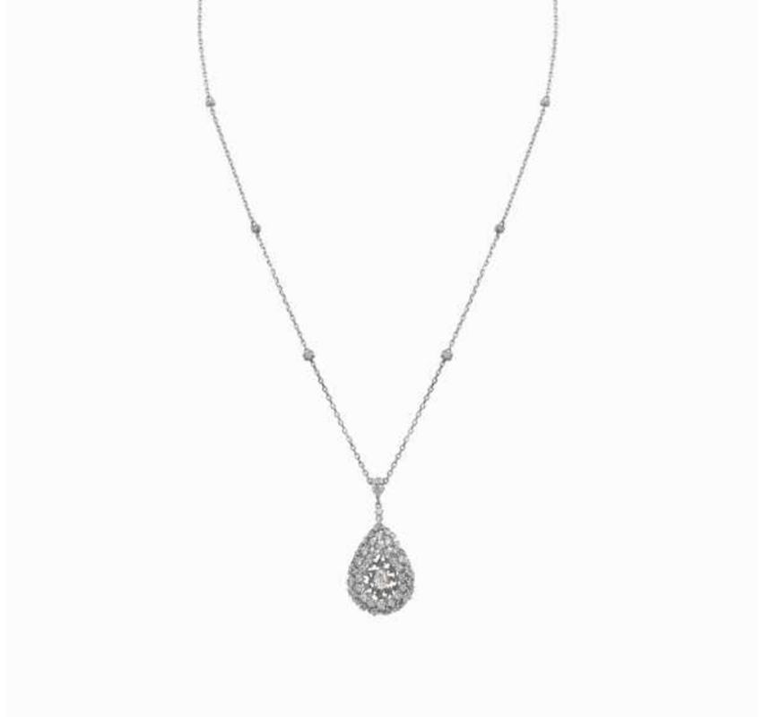 Mariani 18K White Gold Diamond Pendant Necklace - 03911CO