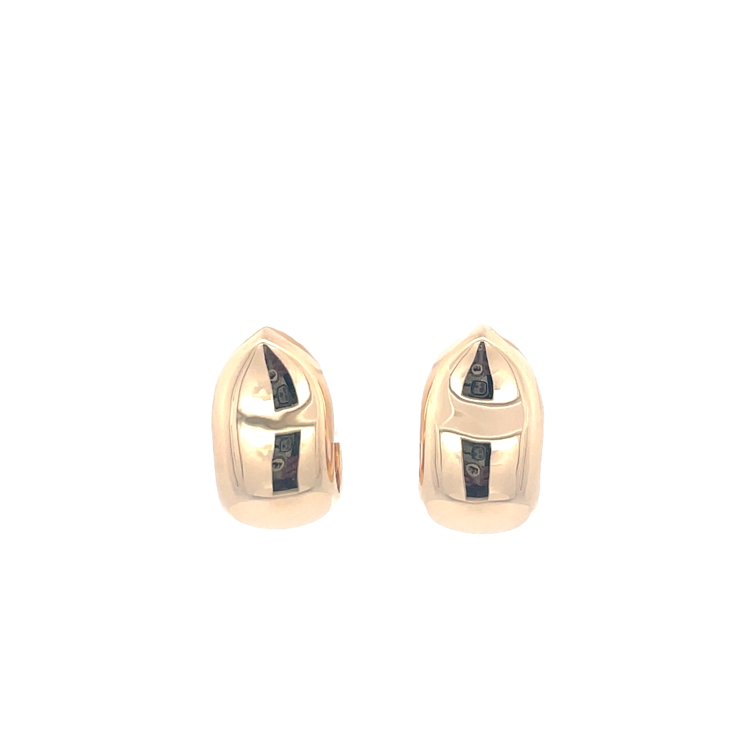 Tamara Commolli 18K Yellow Gold Large Clip Earrings