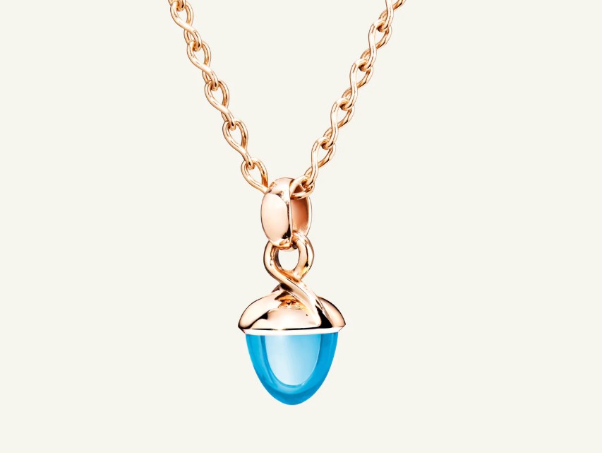 Tamara Comolli 18K Rose Gold Swiss Topaz Pendant