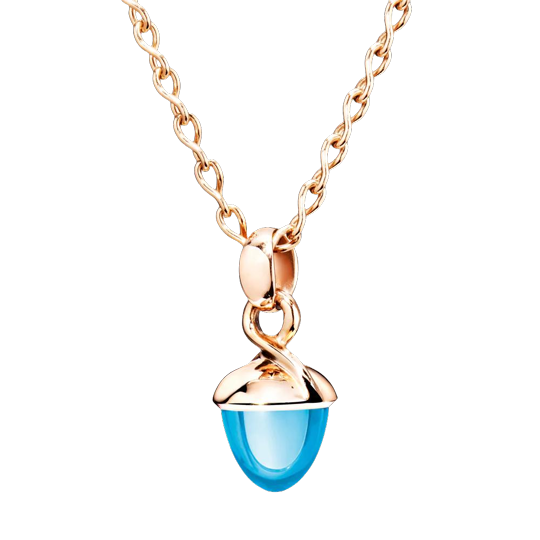 Tamara Comolli 18K Rose Gold Swiss Topaz Pendant